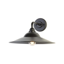 Golden 5096-OWL15 BLK-BLK - Yep by Golden Lighting Croma 1-light Wall Sconce in Matte Black shade